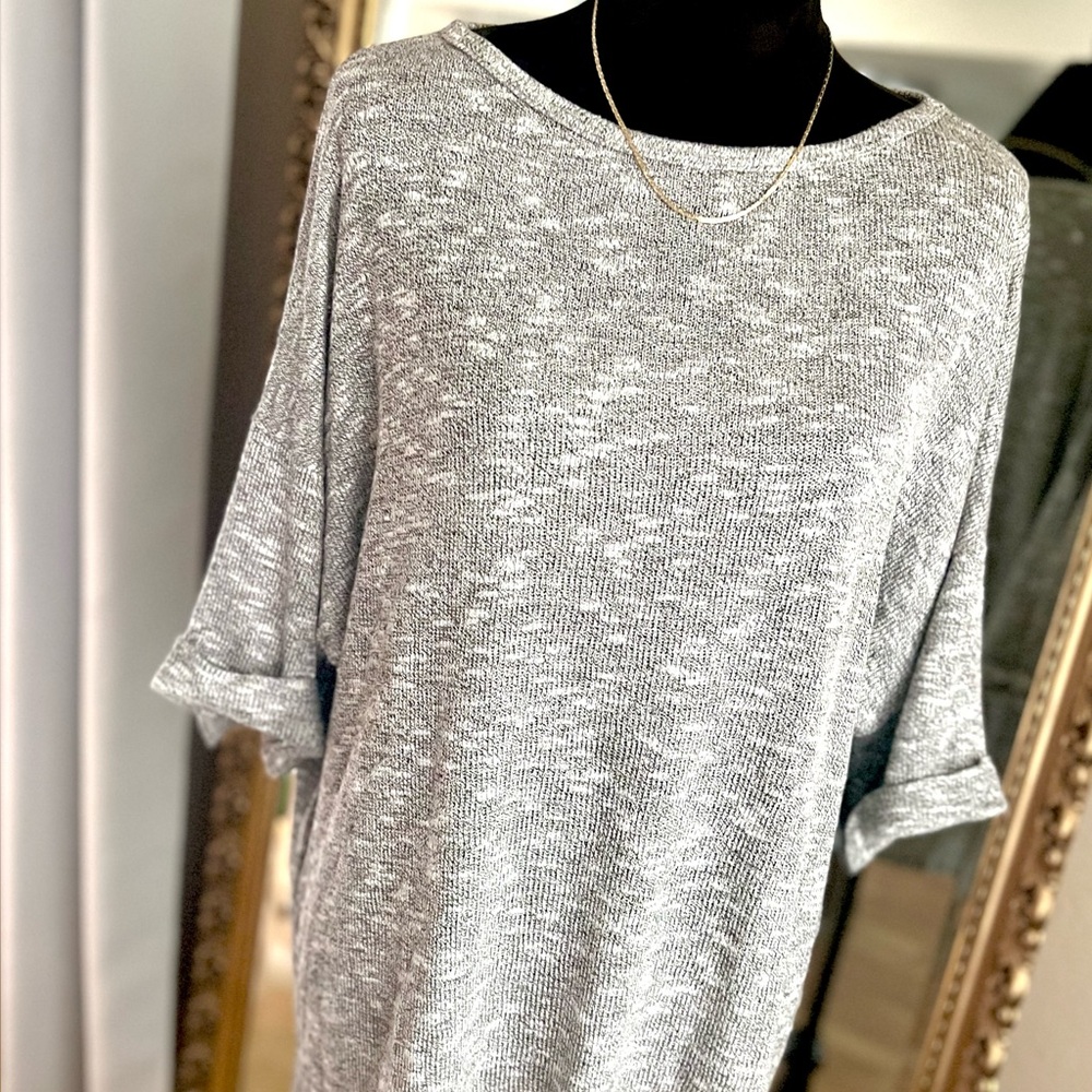 Nation LTD Heather Gray Pullover One Size